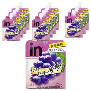 일본 모리나가 IN 젤리 과일식감 비오틴 멀티비타민 / 150g x 12개 거봉맛, 150g, 12개