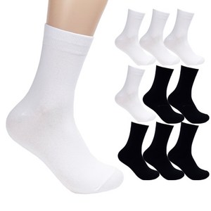 본베이직 더베이직 남성용 프리미엄 무지 중목 양말
