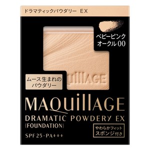 앳코스메 명예의 전당 마끼아쥬 드라마틱 파우더리 EX 파운데이션 9.3g 부드러운 핏 스펀지 포함