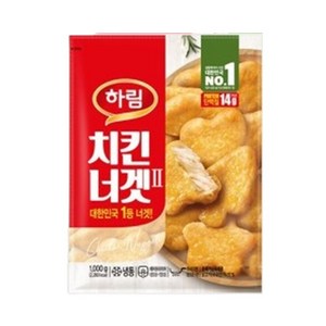 하림 치킨너겟(2), 1kg, 2개