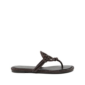 토리 버치 크리스털 장식 샌들, US 9.5(KR 265), 브라운계열