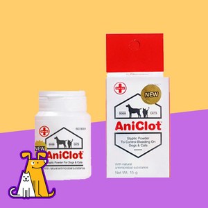 애니클랏 지혈제 파우더 15g 강아지 고양이 지혈 응급약 퀵스탑