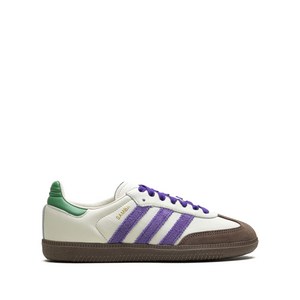 아디다스 삼바 OG 가죽 스니커즈, US 4.5(KR 215), 화이트계열+브라운계열