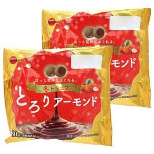 부르본 겨울 트러플 걸쭉 아몬드 개별포장, 80g, 2개