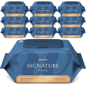 베베숲 시그니처 위드 블루 아기물티슈 캡형