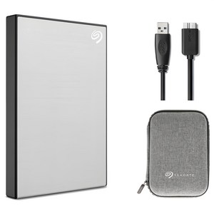 씨게이트 One Touch HDD 외장하드STKY2000401 데이터복구+암호화 기능+파우치+USB케이블
