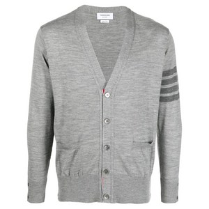 톰 브라운 4 바 V넥 가디건, 그레이계열, Numeric 1(KR 95)