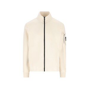 스톤 아일랜드 로고 패치 집업 스웨터, 베이지계열, Standard XXL(KR 110)