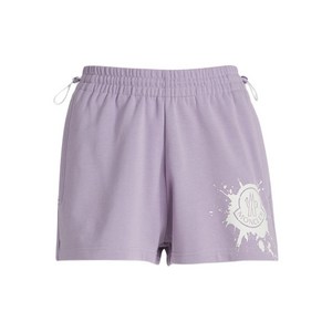 몽클레르 스플래터 프린트 드로스트링 쇼츠