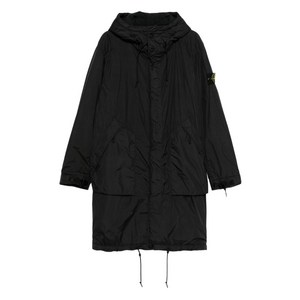스톤 아일랜드 드로스트링 후드 코트, 블랙계열, Standard XXL(KR 110)