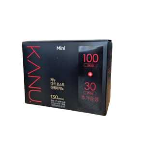 카누 미니 다크로스트 아메리카노 130T, 130개입, 900mg