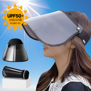 모어드 썬캡 자외선차단 얼굴가리개 여름 여성 모자