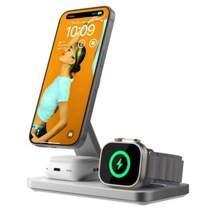 파우트 Qi2 3in1 맥세이프 고속 무선 충전기 아이폰 애플워치 호환 HANDS7 PRO