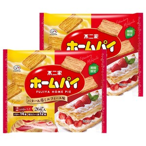 홈파이 버터 14개입 & 딸기 밀푀유 맛 12개입, 2개