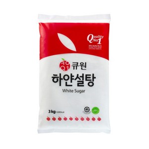 큐원 하얀 설탕, 3kg, 1개