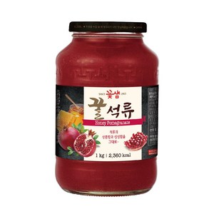 꽃샘 꿀석류차 1kg x 2개