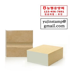 이메일 및 개인명판 노베고무인(38x14mm), 테두리 없음