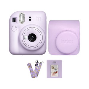 후지 인스탁스 미니12 즉석카메라+가죽케이스/스트랩+전용앨범