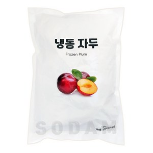 [이안] 냉동 자두 1kg/반태 중국산 하프컷, 1kg, 2개