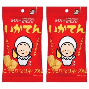 Maruka Food Expenses Rich Series 오징어 튀김 스낵 진한 마요네즈 맛, 22g, 2개