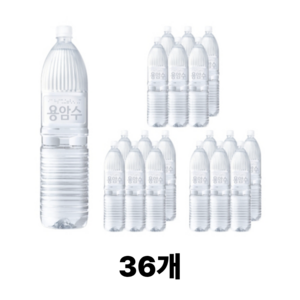 오리온제주용암수 무라벨, 2L, 36개