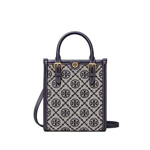 토리 버치 T 모노그램 미니 토트 백