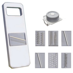 Haokon 마그네틱 스테인리스 다기능 채칼 세트, 그레이, 29x11.5x5c..., 1세트