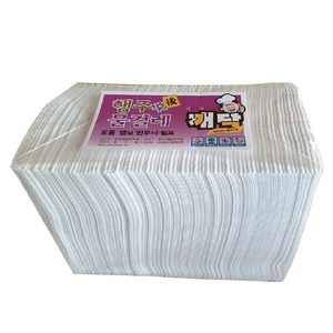 뽀닥 행주후 물걸레 청소용부직포 고급형 건습식 300X300 80매, 1개