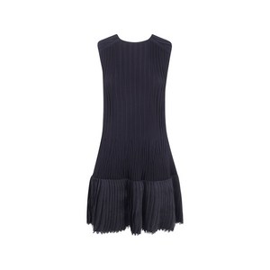 엠포리오아르마니 골지 플리츠 드레스, 블루계열, Italy 40(KR 55)