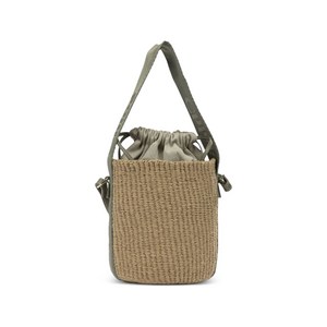 끌로에 우디 스몰 드로스트링 버킷 백