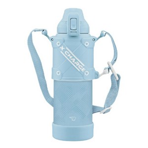 조지루시 X 차지 보냉 텀블러 1L 스카이블루 버클 포함 SDHB10AL