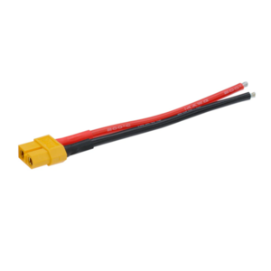 XT60 XT90 연장 실리콘 케이블 전선 10CM 14AWG 12AWG, XT60 실리콘 케이블 암, 1개