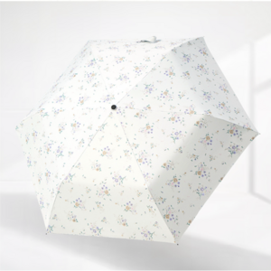 obp 130g 초경량 일본식 꽃무늬 UV 자외선차단 암막 양산 우양산