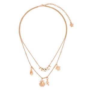 베르사체 레터링 로고 네크리스