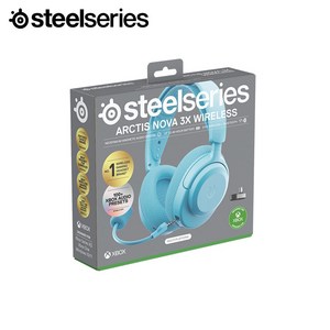 스틸시리즈 Arctis Nova 3XW 무선 게이밍 헤드셋 [Black or White or Aqua or Lavender]