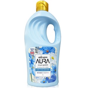 AURA 초고농축 섬유유연제 홀리데이 판타지 본품, 2L, 4개