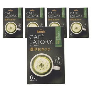 블랜디 카페 라토리 진한 말차 라떼, 6개입, 5개