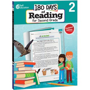 (영문도서) 180 Days of Reading for Second Grade 2nd Edition: Practice Assess Diagnose Paperback, Shell Education Pub, English, 9798765918043