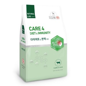 네츄럴랩 강아지 케어 유기농 기능성 사료, 다이어트(체중감소), 2kg, 1개