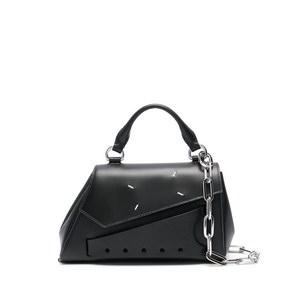 메종 마르지엘라 스내치드 레더 토트 백