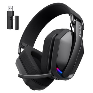 EKSA SuperEQ G19BT 게이밍 헤드셋 노이즈 캔슬링 마이크 탈착형 블루투스/2.4GHz/3.5mm 멀티 호환 PS4/PS5/Xbox/PC
