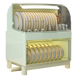 클레버 다용도 방진 식기 건조대 2단