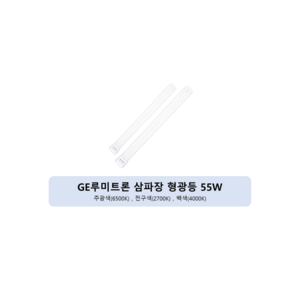 GE루미트론 삼파장 형광램프 55W FPL55EX-D, 주광색, 2개