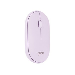 지클릭커 오피스프로 움직이는마카롱 무소음 블루투스 무선 마우스, 퍼플