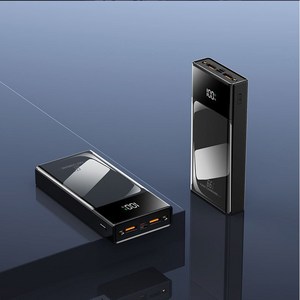 보조배터리 66W 초고속 충전 30000mAh 대용량 잔량표시 LED 디스플레이 손전등 보조배터리 2in1