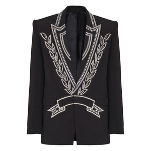 발망 크리스털 장식 재킷, 블랙계열, Italy 46(KR 100)