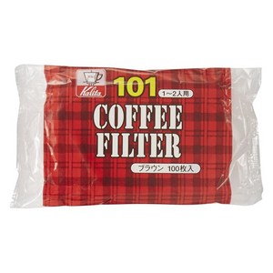 칼리타 커피 필터 브라운 1-2인용 NK101, 1개