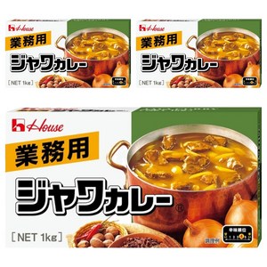 하우스푸즈 대용량 자와 카레, 1kg, 3개
