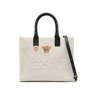 베르사체 라 메두사 캔버스 토트 백