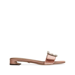 돌체앤가바나 크리스털 버클 샌들, Europe 37.5(KR 245), 핑크계열